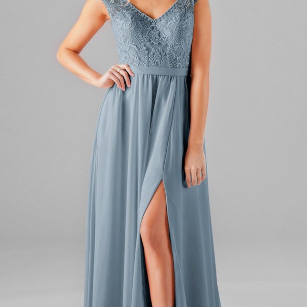Kennedy blue Morgan Bridesmaid dress in slate blue